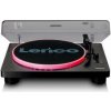 Lenco LS-50LEDBK gramofon s reproduktory a LED osvětlením