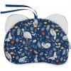 Sensillo Kočíkový vankúš Medveď – Waffle Animal Land Grey