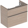 GEBERIT KÚPEĽNE Skrinka pod umývadlo Geberit iCon, s 2 zásuvkami, dub, láva, 502.308.JH.1