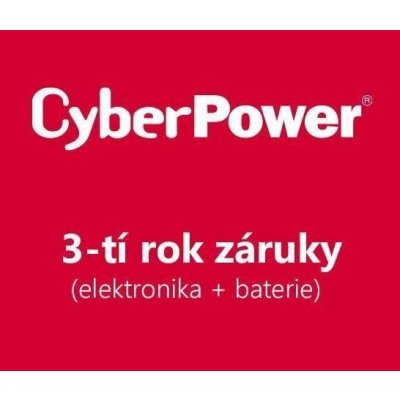 3-ročná záruka CyberPower pre PR3000ERTXL2U EXW3Y0150