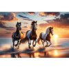 WOODEN CITY Drevené puzzle Divoké kone na pláži 4000 dielikov