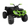 Megacar detská veľká silná elektrická štvorkolka BDM0909, LED svetlá, EVA kolesá, MP3, USB, SD 2x45W, 24V, zelená