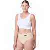 Menštruačné nohavičky Wuka bezšvové Stretch Midi Brief Heavy béžové (WSBMBH-nude) L - 3XL