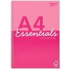 Špirálový zošit, A4, linajkový, 80 listov, PUKKA PAD Unipad Essentials Jotta, mix
