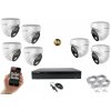 Monitorrs Security AI IP 7 kamerový set 5 Mpix WDome (6370K7) (Monitorrs Security)