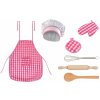 RUBEN Detská kuchárska zástera set Deluxe CHEF