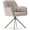 Béžové čalúnené jedálenské kreslá v súprave 2 ks Keiko – Marckeric