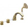 LABE - Vaňová batéria 4-otvorová, Stará mosadz (Bronz) L569.0PSM, RAV Slezák Farba: Stará mosadz (Bronz), Rozmer: 3,8