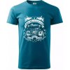 Indian Motorycle Club - Klasické pánske tričko vyššej gramáže - XS ( Tmavý tyrkys )