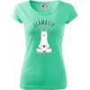 Yoga Llamaste - Dámske tričko Pure - L ( Mätová )