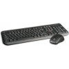 Klávesnica C-TECH WLKMC-01, bezdrôtový combo set s myšou, čierny, USB, CZ/ SK