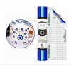 Bubble Free Mirror Chrome - Blue