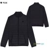 Fox Howell puffy jacket, black/black, M