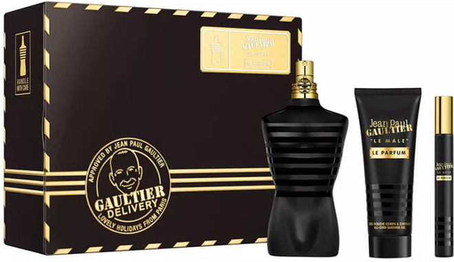 Jean Paul Gaultier Le Male Le Parfum EDP 125 ml + EDP 10 ml + sprchový gél 75 ml darčeková sada