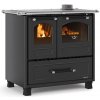 NORDICA Family 4,5 černá - sporák na dřevo, výkon 4- 14 kW, litinová plotna, černý smalt
