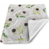Sablio Detská deka pre bábätko Bílé sasanky - 80x100 cm