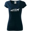 Karate Evolúcia - kop - Dámske tričko Pure - 2XL ( Tmavomodrá (veľmi tmavá - skoro čierna) )