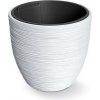 PROSPERPLAST Kvetináč FURU biely 34,9cm