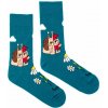 Detské ponožky Fusakle Hlemýžď Matej a škriatok Vítek Veľkosť: 31 - 35, Farba: Modrá