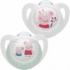 Nuk cumlík silikon Star Peppa Pig 2 ks 10177219