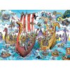 COBBLE HILL Rodinné puzzle Vikingská výprava 350 dielikov