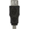 NEDIS redukce USB 2.0/ zástrčka USB micro B - zásuvka USB A/ černý/ blistr CCGB60901BK