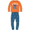 Lilo & Stitch - licence Chlapčenské pyžamo - Lilo & Stitch 5204B886, oranžová / modrá Farba: Oranžová, Veľkosť: 134