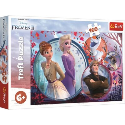 Trefl Puzzle Frozen 2 - Sesterské dobrodružstvo / 160 dielikov