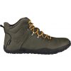 Unisex vysoká outdoorová barefoot obuv KILPI, BARE HIGH WP-U Khaki,Čierna 46