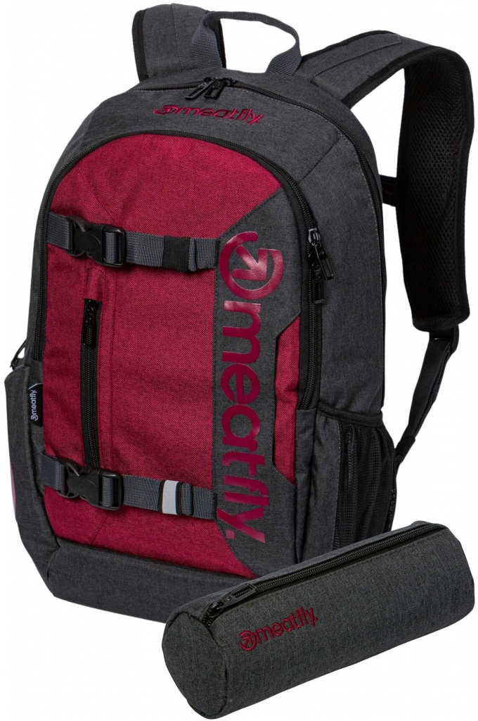 Meatfly Basejumper Wine/Charcoal 22 l