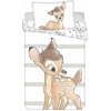 Jerry Fabrics Disney obliečky do postieľky Bambi stripe baby 1x 100/135, 1x 60/40