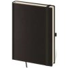 Helma 365 Linajkový zápisník Double Black A5 (L)