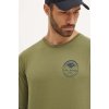 Fjällräven tričko Forever Nature Badge LS caper green