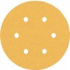 BOSCH Brúsny papier EXPERT C470 so 6 otvormi, 150 mm, zrnitosť 100, 50 ks 2608900920
