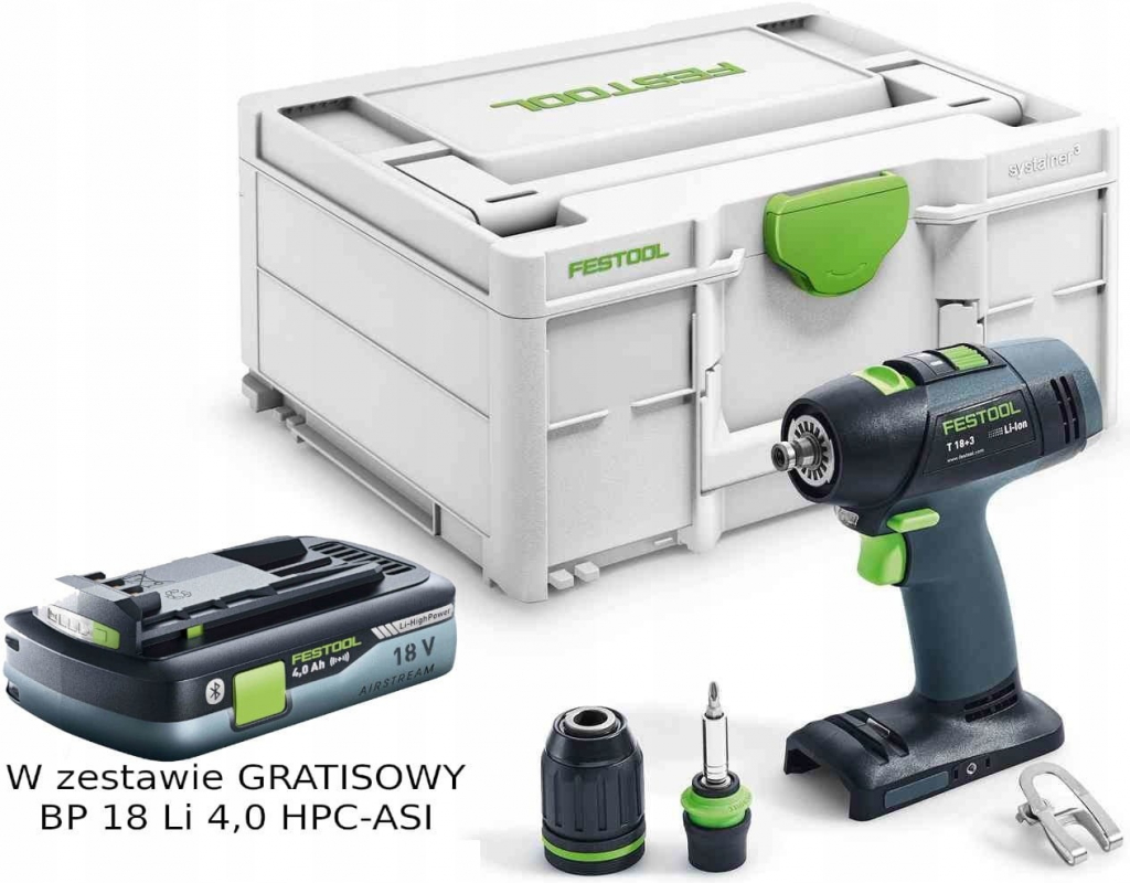 Festool T18+3 Basic 4,0 577051