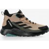 Vysoké topánky turistické adidas TERREX Anylander Mid RAIN.RDY - cardboard/core blk/shad olive