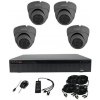 Monitorrs Security 4K AHD 4 kamerový set 8 Mpix Eco GDome (6038K4) (Monitorrs Security)