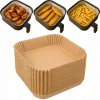Papierové vložky do fritézy Air Fryer Wkład do Frytkownicy beztłuszczowej - 100szt
