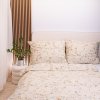 Takoy Bavlnené obliečky 140x200 set ťahavé kvety na béžovej-HT-00811 | 140x200 cm, 70x90 cm set