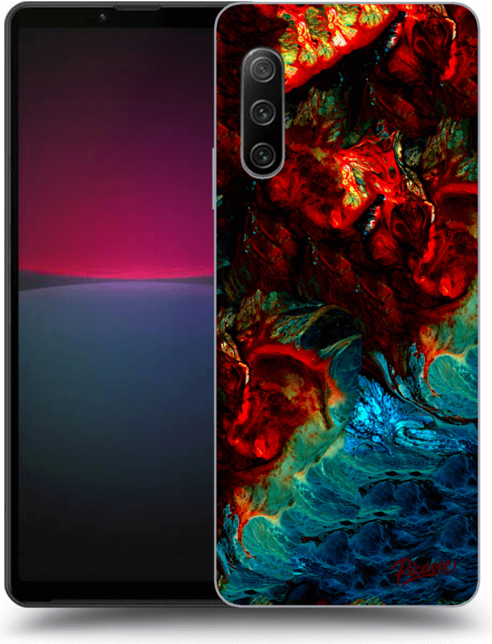 Púzdro Picasee silikónové Sony Xperia 10 IV 5G - Universe čiré