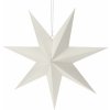 Vianočná papierová dekorácia White star 60 x 60 x 1,5 cm