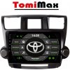 TomiMax Toyota Highlander XU40 Android 13 autorádio s WIFI, GPS, USB, BT HW výbava: QLED 8 Core 8GB+256GB HIGH - iba displej A,C