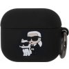 Karl Lagerfeld 3D Logo NFT Karl and Choupette silikónový obal na AirPods 3 - čierny 3666339190903 - možnosť vrátiť tovar ZADARMO do 30tich dní
