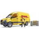 Bruder 2671 Mercedes-Benz Sprinter DHL s řidičem a příslušenstvím