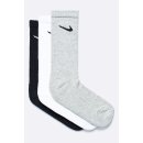 Nike ponožky 3 páry 3PPK VALUE COTTON CREW SX4508 965 bielo/sivo/čierne