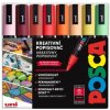 Posca PC-5M Letný mix teplých tónov 8 ks