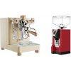 Lelit Bianca PL162T V3, gold + Eureka Mignon Bravo, CR ferrari red