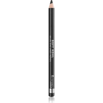 Rimmel Soft Kohl kajalová ceruzka na oči odtieň 061 Jet Black 1,2 g