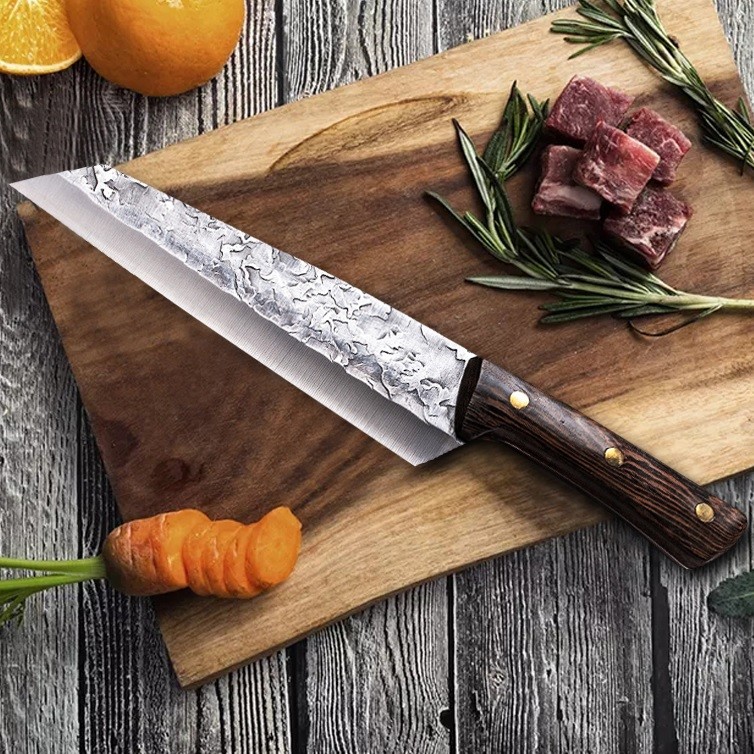 IZMAEL Kuchynský sekací nôž Nigata Hnedá/Typ2 17.3 cm
