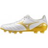Pánske kopačky Mizuno, MORELIA NEO IV PRO FG Biela,Zlatá, 44.5 EU